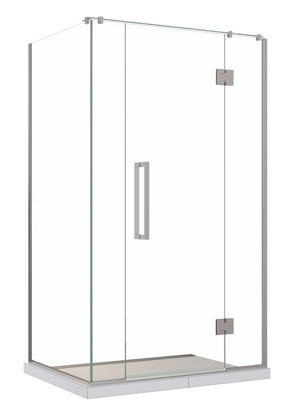 Acclaim Tile 2-Sd Chrome Hobbed Channel Drain RH