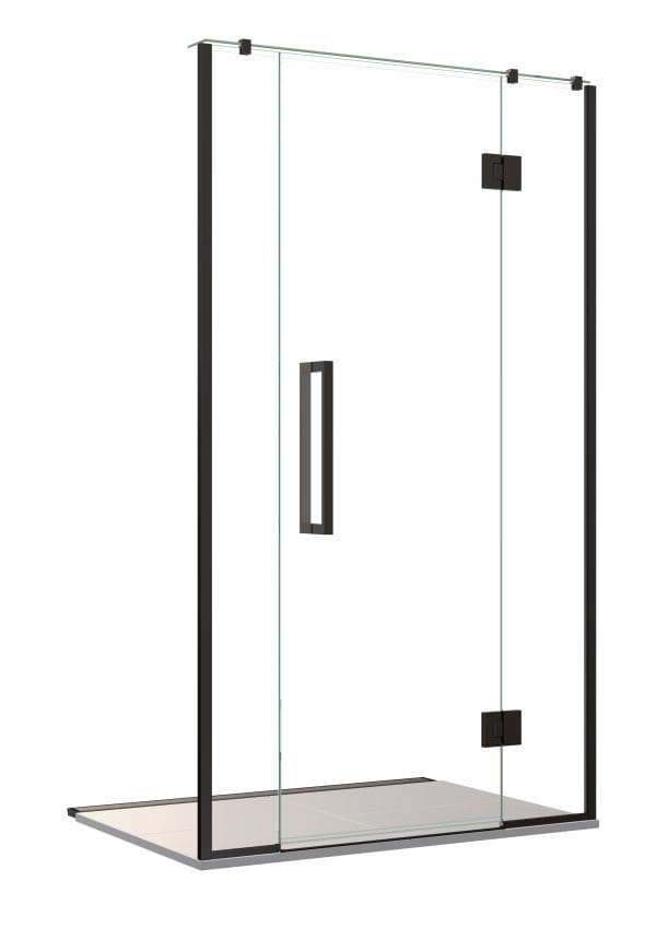 Acclaim Tile 3-Sd Black Recessed Channel Drain RH