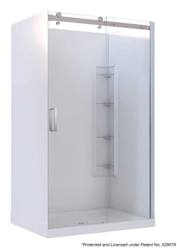 Anita Acrylic 3-Sd Chrome Corner w Patent