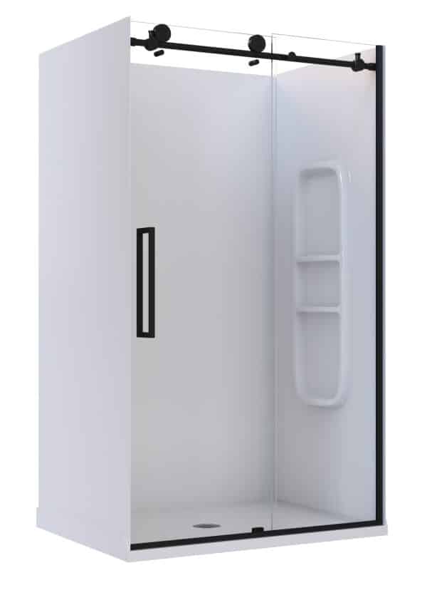 Ravello Acrylic 3-Sd Black Side Mould RH