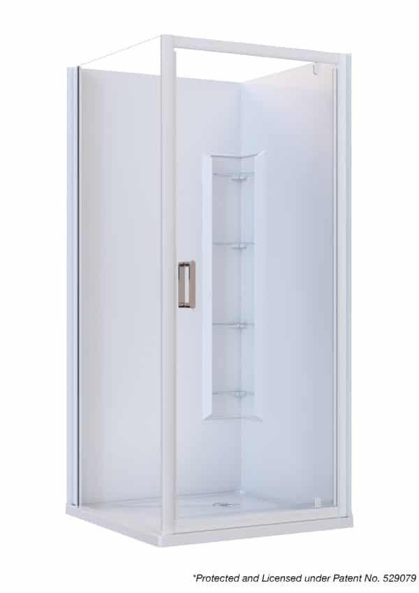 Rhine Acrylic 2-Sd White Corner Mould w Patent