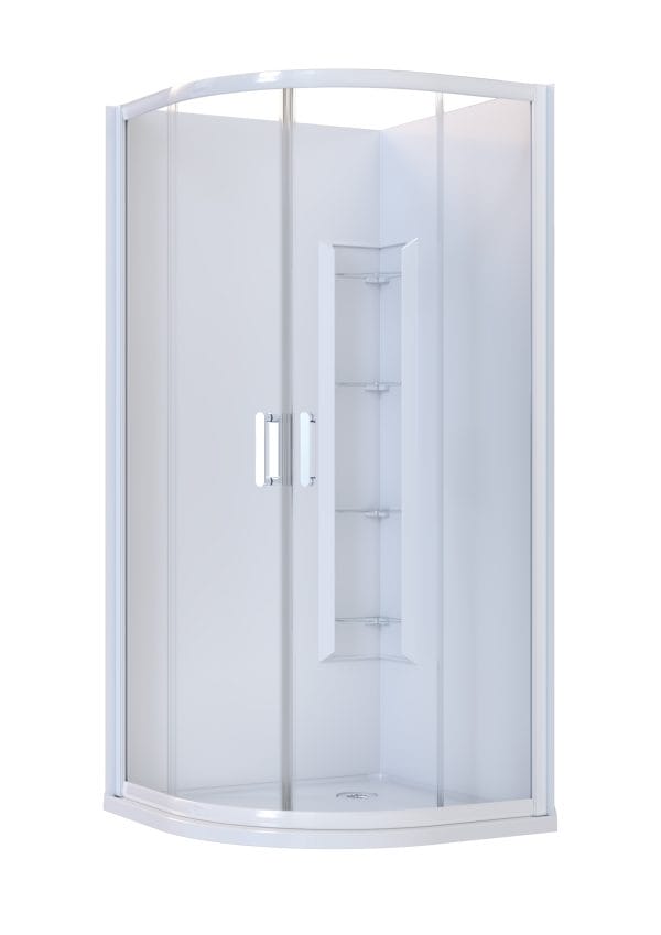 Rhine Acrylic Curved White Corner Mould