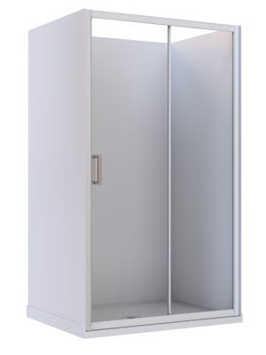 Rhine Acrylic Slider 3-Sd White Flat