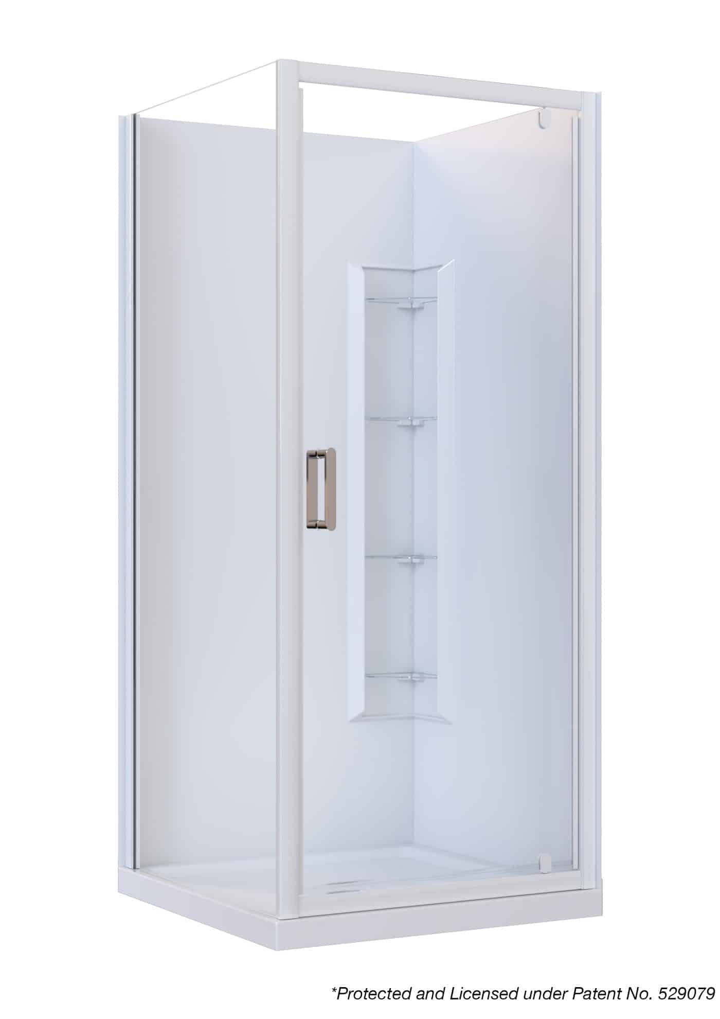 Samara Acrylic 2-Sd White Corner Mould w Patent