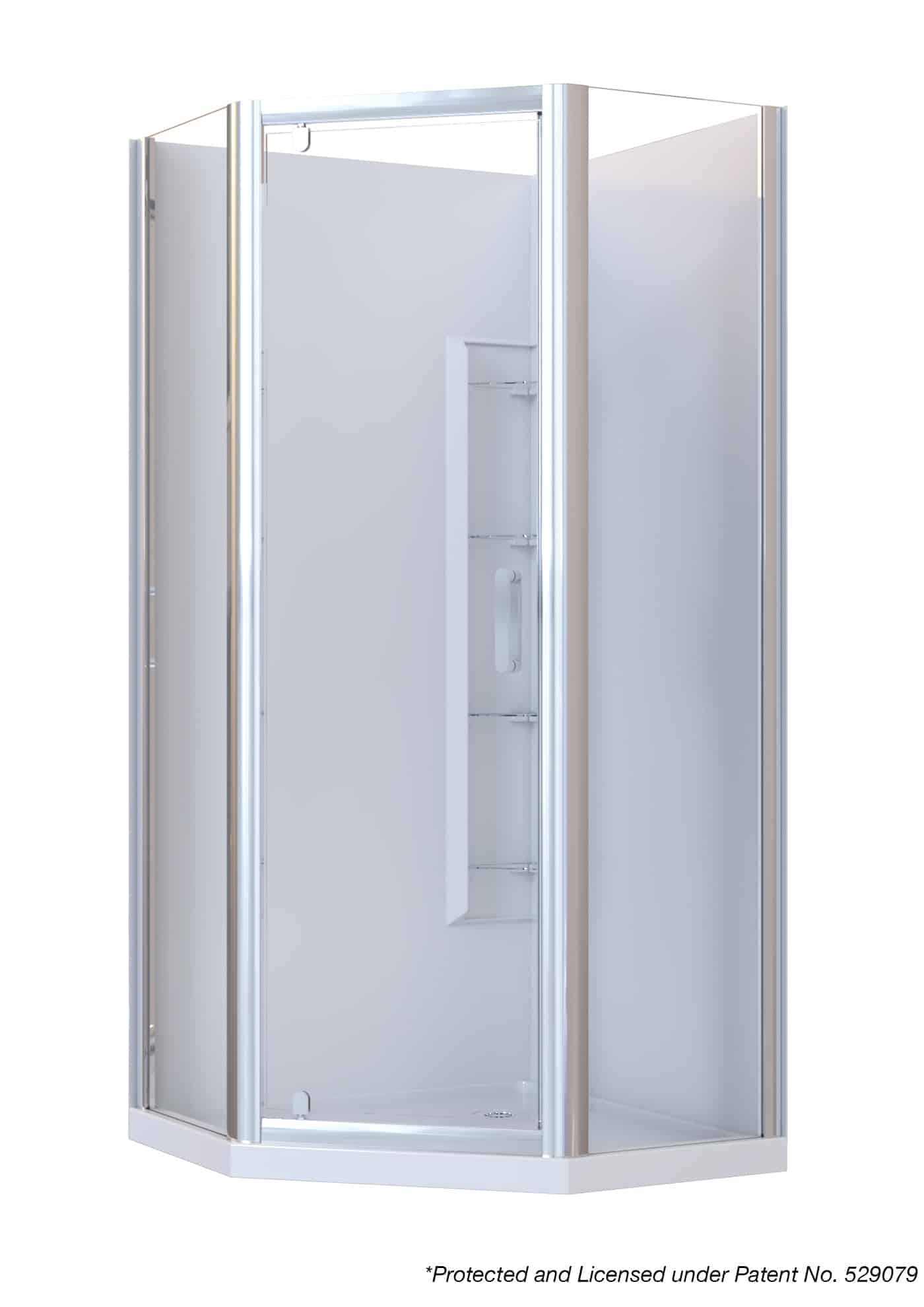 Samara Acrylic Neo Chrome Corner Mould w Patent