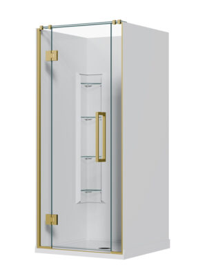 Aston Hinged Acrylic 3s 1000mm Corner Mould Gunmetal