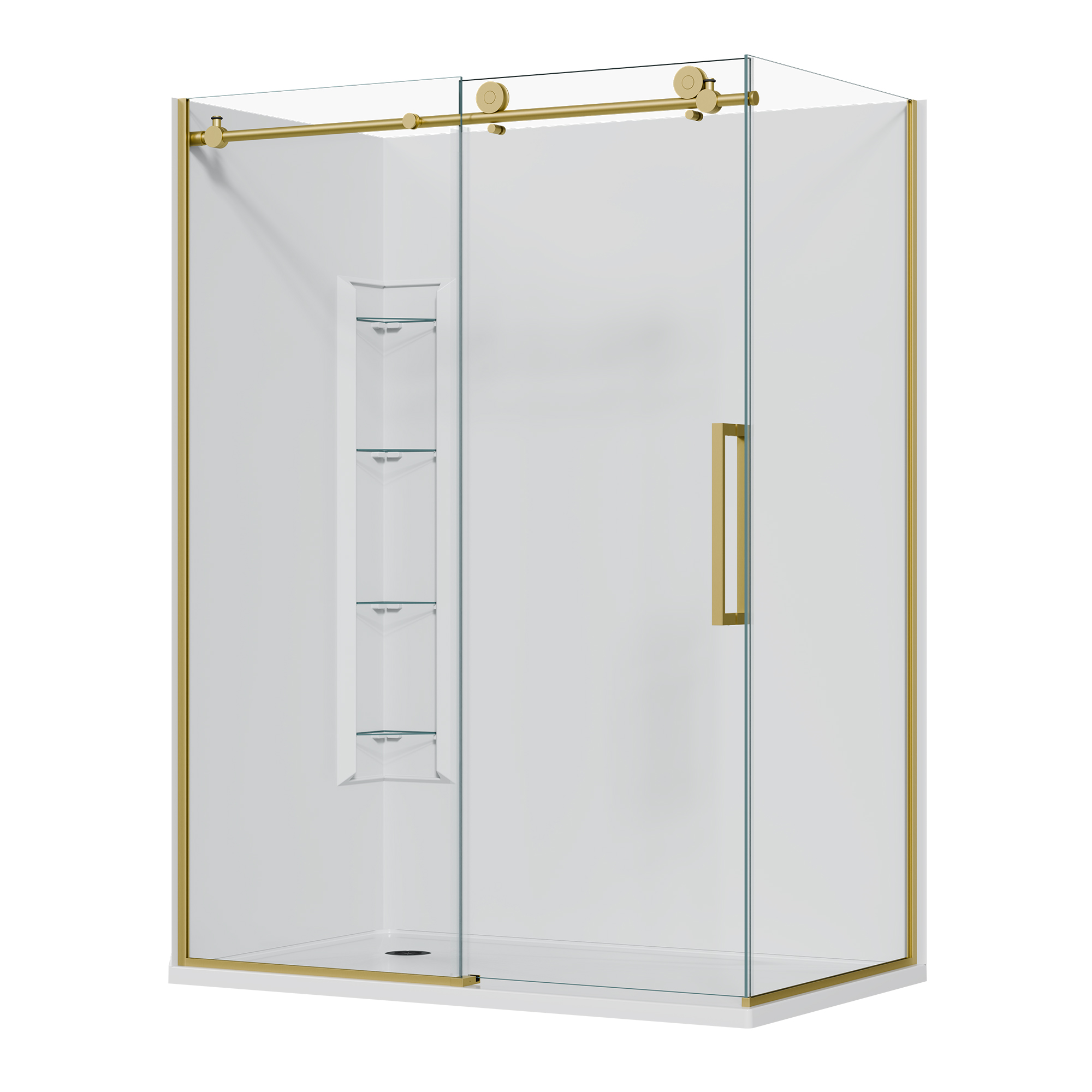 AstonSlidingAcrylic2s_1500x915mm_CornerMould_LH_BrushedBrass_AST0159_BB