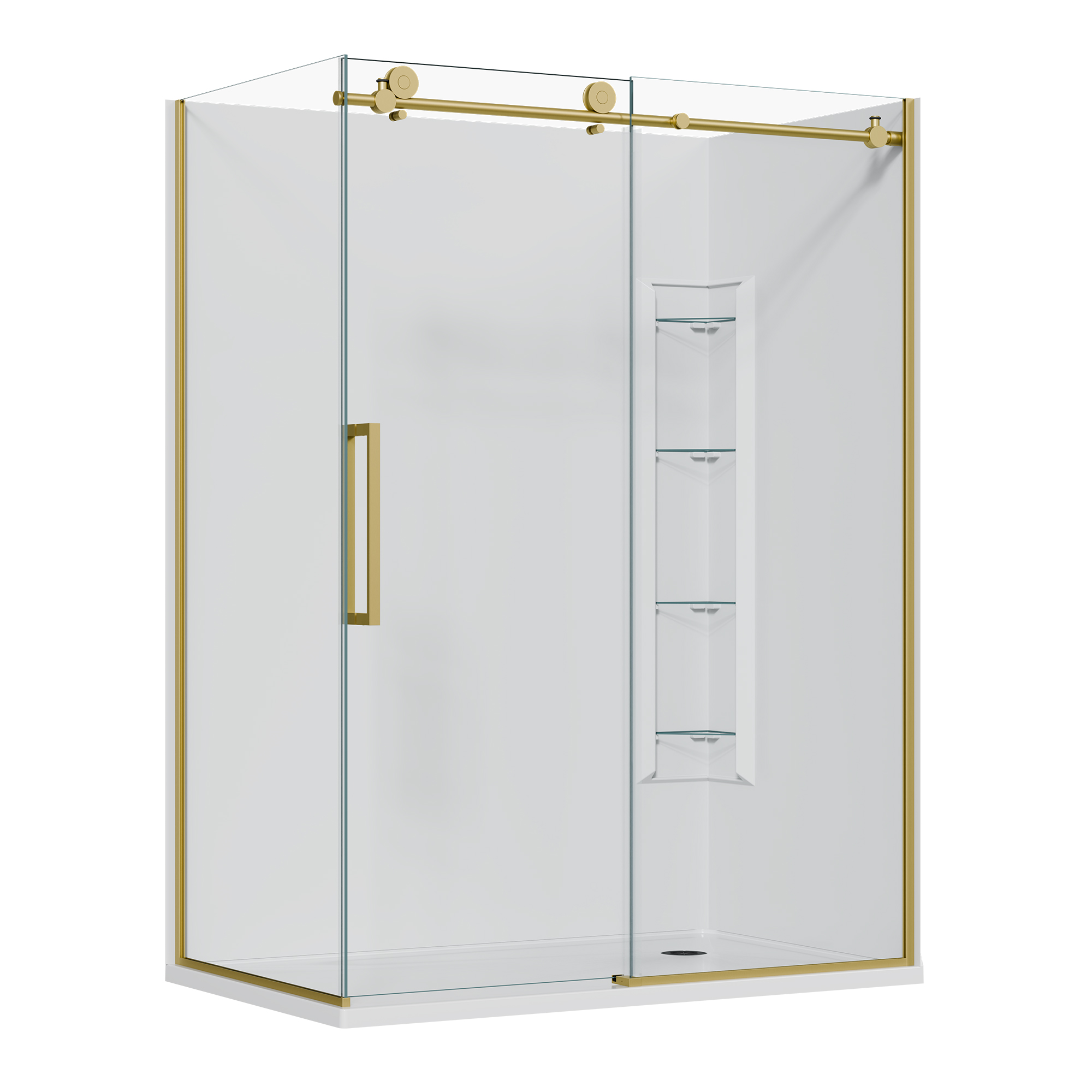 AstonSlidingAcrylic2s_1500x915mm_CornerMould_RH_BrushedBrass_AST0159_BB